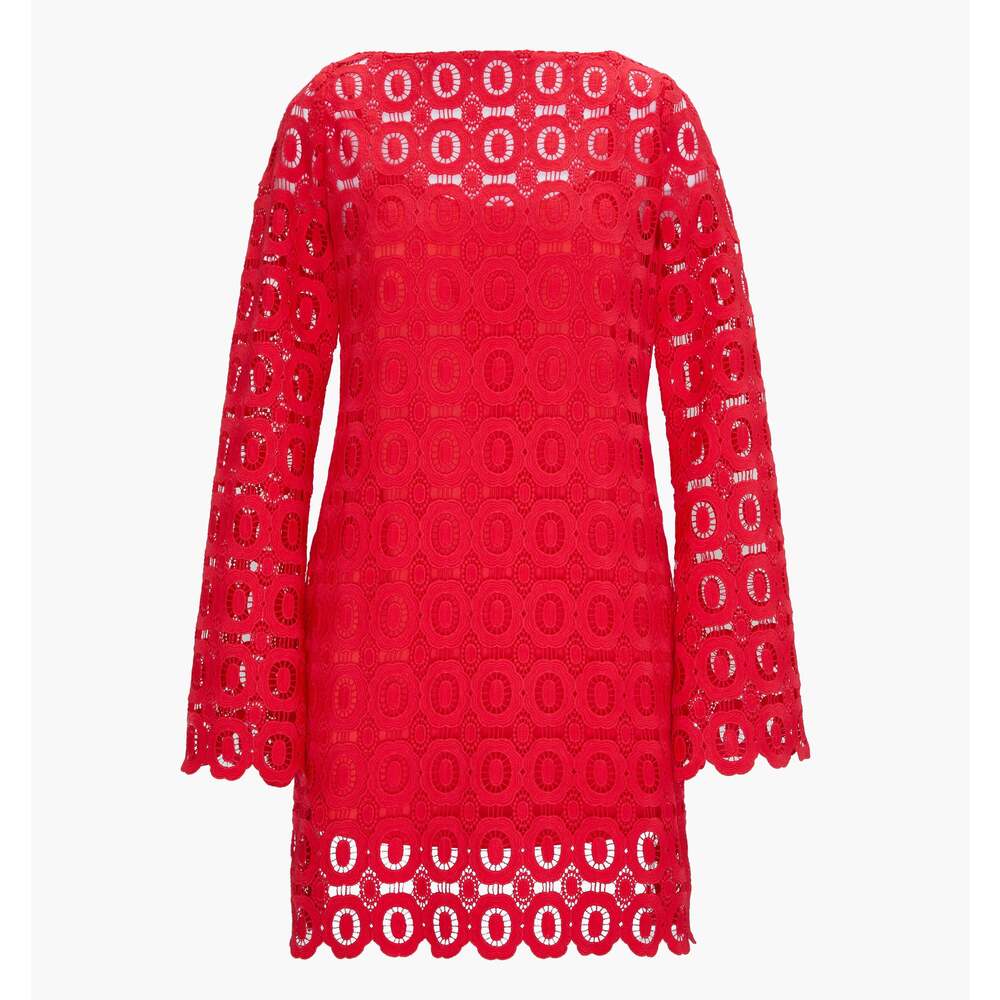 Hill House Home The Eliza Mini Dress - Poppy Lace Size MPoppy Lace / M